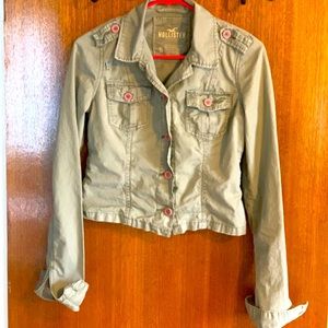 Vintage Hollister Co. Military Cropped Jacket